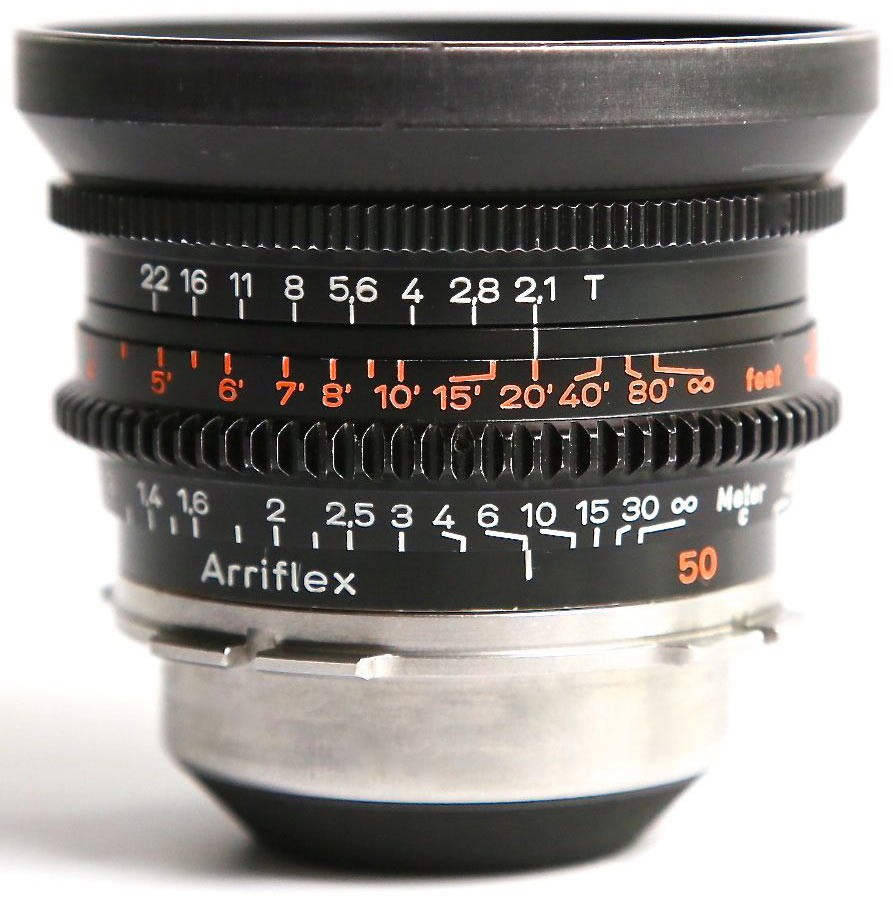 Óptica Arri/Zeiss Standard T2.1 50 mm